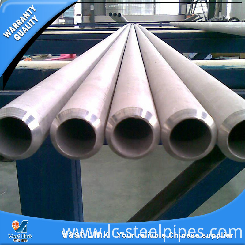Mill Certificated Stocked ASTM B338 Gr2 Seamless Titanium Tube